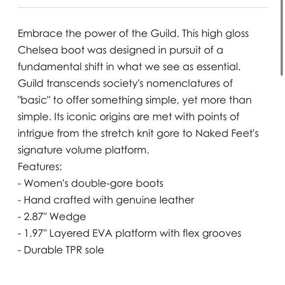 GUILD IN MUD PLATFORM CHELSEA BOOTS - Picture 2 of 7